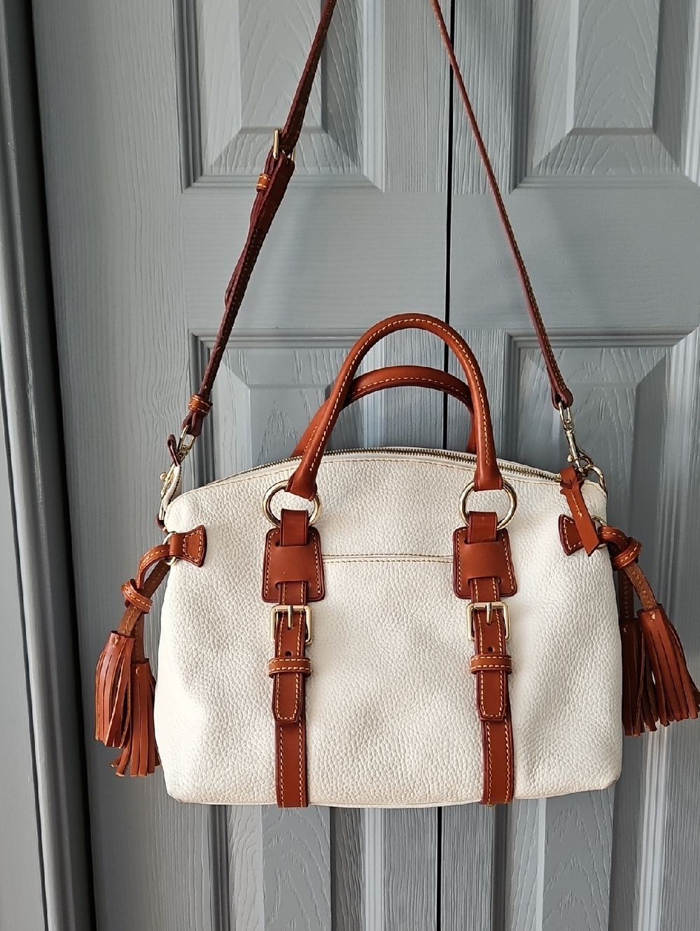 Dooney & Bourke Pebble Grain Bristol Satchel - Picture 2 of 13